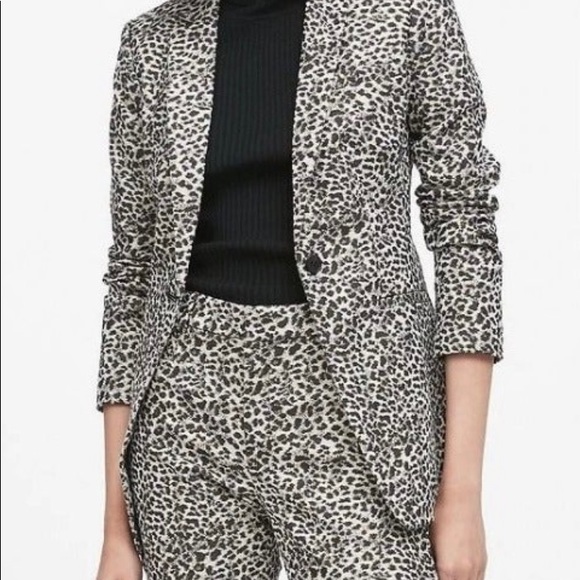 Fitted Blazer Metallic Banana Republic - Picture 5 of 9